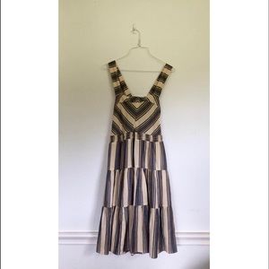 Melrose and Market Striped Tiered Dress